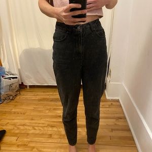 Twik mom jeans black, waist 25